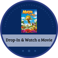 Drop In & Watch a Movie Badge