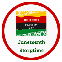 Juneteenth Storytime Badge