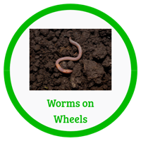 Worms on Wheels Badge