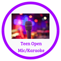 Open Mic Karaoke Badge