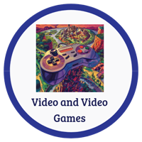 Video Games 2 Badge