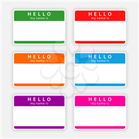 Colorful Characters  Badge