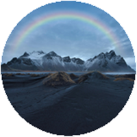 Somewhere Over the Rainbow Badge