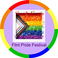 Flint Pride Festival Badge